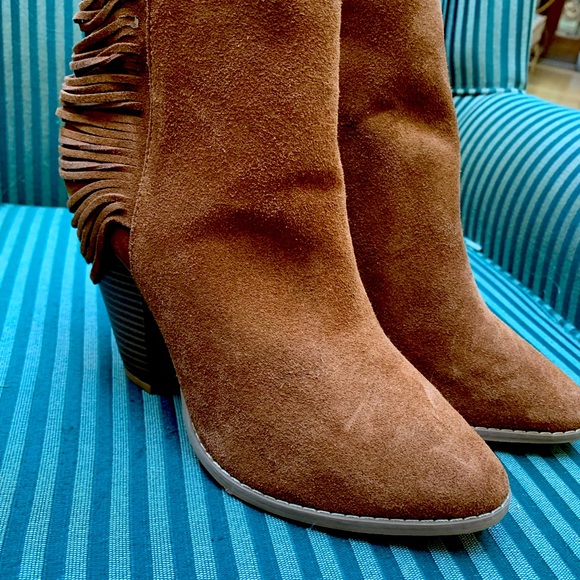 Suede booties size 7.5 - Picture 1 of 6